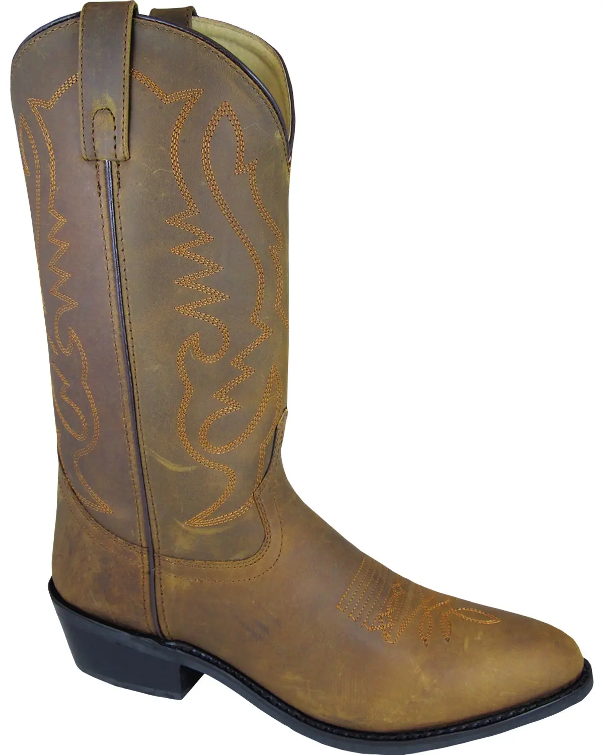 Smoky Mountain Men's Men'S Distressed Denver Western Boot Round Toe - 4034