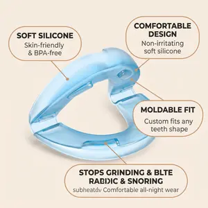 Anti Snoring Mouth Guard, Sleep Better Anti Grinding Mouthpiece For Night Use