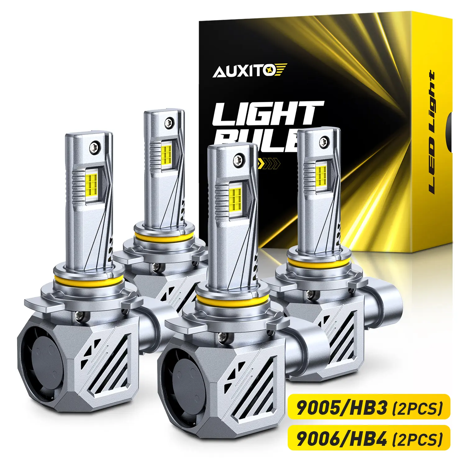 【ULTRA HEADLIGHT】For 2003-2005 Toyota 4Runner LED Headlight Bulbs -9005 High Beam+9006 Low Beam LED Bulbs,58000LM 6500K Cool White,70,000Hrs Long Service Life with Cooling Fans,No Error,CANBUS Ready,No Flickering