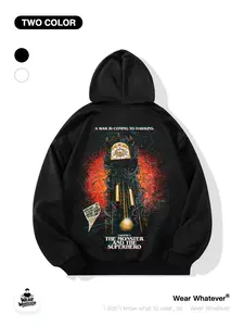 Stranger Things Graphic Hoodie with Pocket, Casual Loose Fit for Outdoor or Home Wear, Breathable Sweatshirt for Everyday Comfort