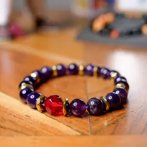 Starmie Inspired Gemstone Bracelet