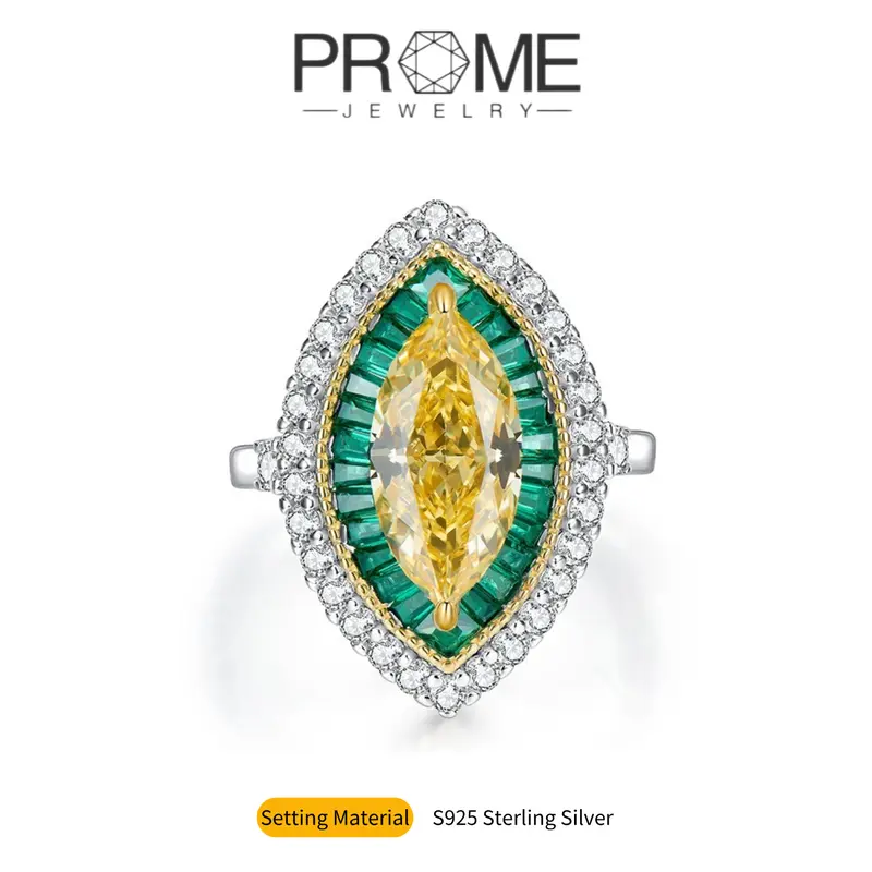 (SR077) Women's 925 Real Silver Marquise-Cut Ring, Elegant Design, Skin-Friendly 5A Vibrant Sparkle Cubic Zirconia Jewelry, Ideal for Birthday, Anniversary, Daily Wear & Office Looks, US Sizes 5-9 (Incl. US-6)