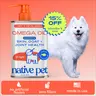 Native Pet Omega 3 Fish Oil for Dogs & Cats - Promotes Healthy Skin, Shiny Coat, & Strong Joints - Made with Wild Alaskan Salmon Oil for Dogs – Tasty, Fast-Absorbing Omega 3 6 9 Liquid Supplement