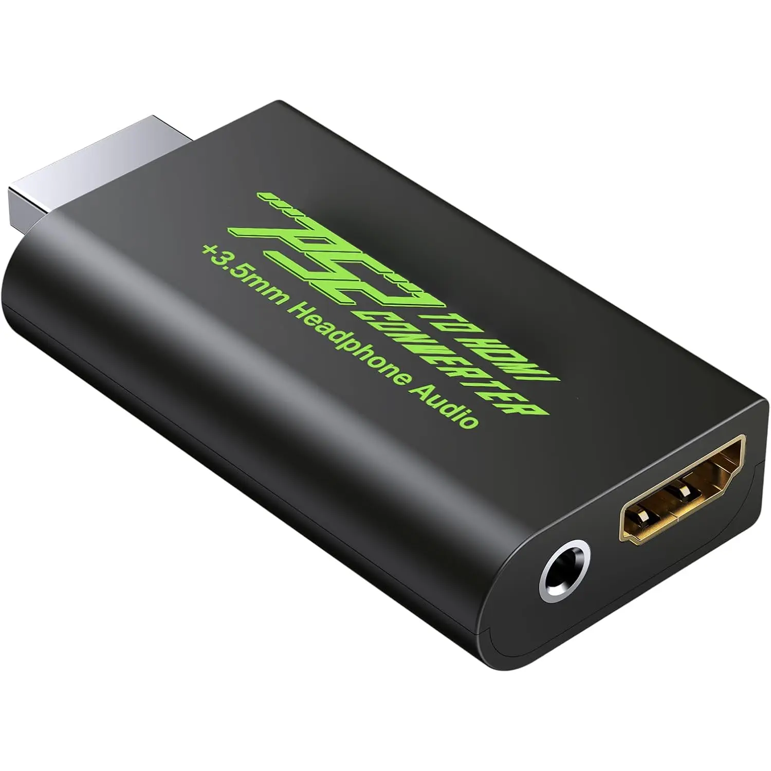 PS2 to HDMI Converter for  2 PS2 to HDMI Adapter with 3.5mm Headphone Audio Jack for HDTV HDMI Monitor (PS2 to HDMI Converter)