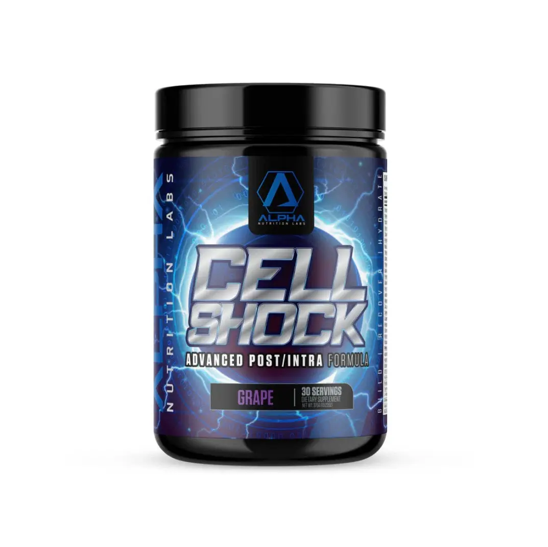Alpha Nutrition Labs Cell Shock Powder Dietary Fitness Supplement - 30 Servings, Advanced Post/Intra Formula, Energy Boost, Fitness Fuel, Muscle Growth Support, Pre/Post Workouts