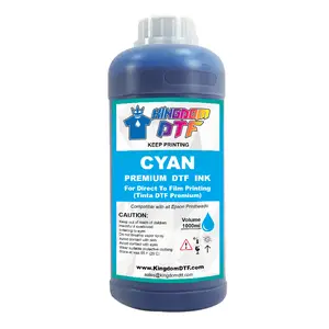 DTF Cyan Ink Liter (1000ml) - Premium High-Quality Ink for Direct-to-Film Printing