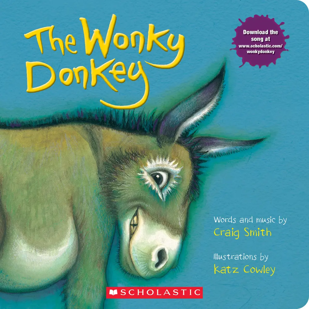 USED Book - The Wonky Donkey (Board Book) by Smith, Craig (Board book) - english