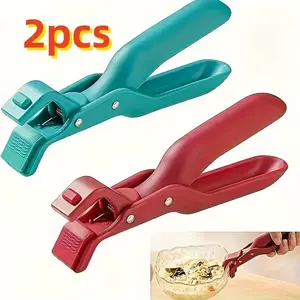 2 packs Grippers Multi-Purpose C Anti-Scald Tool for Bowls Plates Serving as Hold Ergonomic Silicone Mitts for Hot Pans & Baking Sheets