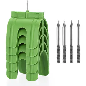 5 count Outlet Marker for Drywall Installation Drywall Marking Tool for Electrical Outlets, Electric Wire Protection Made, Green (Green)