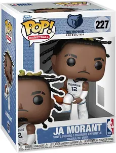 Funko Pop! NBA: Grizzlies - Ja Morant - Home Uniform - Collectable Vinyl Figure - Gift Idea - Official Merchandise - Toys for Kids & Adults - Sports Fans - Model Figure for Collectors and Display