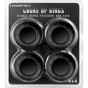 Premium Choke Up Rings 4 Pack |   Reduced Hands Pain and Pressure Baseball Rings |   Ideal for Baseball, Softball and Tee Ball Bat heavy-duty stainless steel pole utility wagon budget  fishing  gear aviation aluminum cart ceramic ring Darts Tips Darts Set
