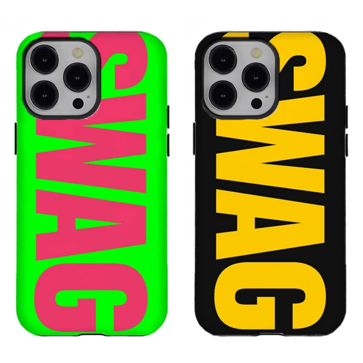 Y2K Neon SWAG Phone Case Compatible for iPhone 17 Promax 16 15 14 13 12 11 and for Samsung Galaxy S21-S25 Perfect Gift for Her/Him