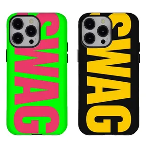 Y2K Neon SWAG Phone Case Compatible for iPhone 17 Promax 16 15 14 13 12 11 and for Samsung Galaxy S21-S25 Perfect Gift for Her/Him