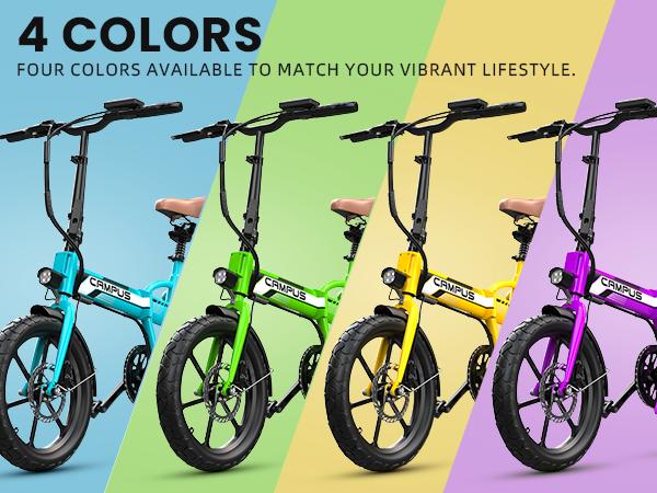 Foldable Urban Electric Bicycle - 800W Motor, 36V15ah UL Certified Removable Battery, 16-Inch Tubeless Tires, Dual Disc Brakes, 20 mph Top Speed, 19-31 mi Range, Lightweight Compact Design for City Riding