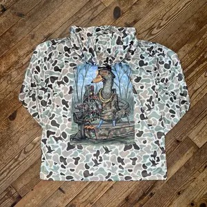 Deep Woods Dolph & Diyala Camo Hooded Performance Shirt | Combat Waterfowl