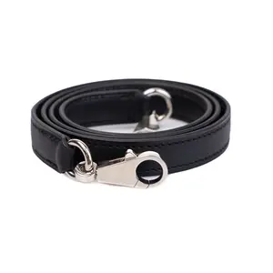 Pre-owned HERMÈS Leather Small Leather Goods Hermes Black Clemence Shoulder Strap H24040374