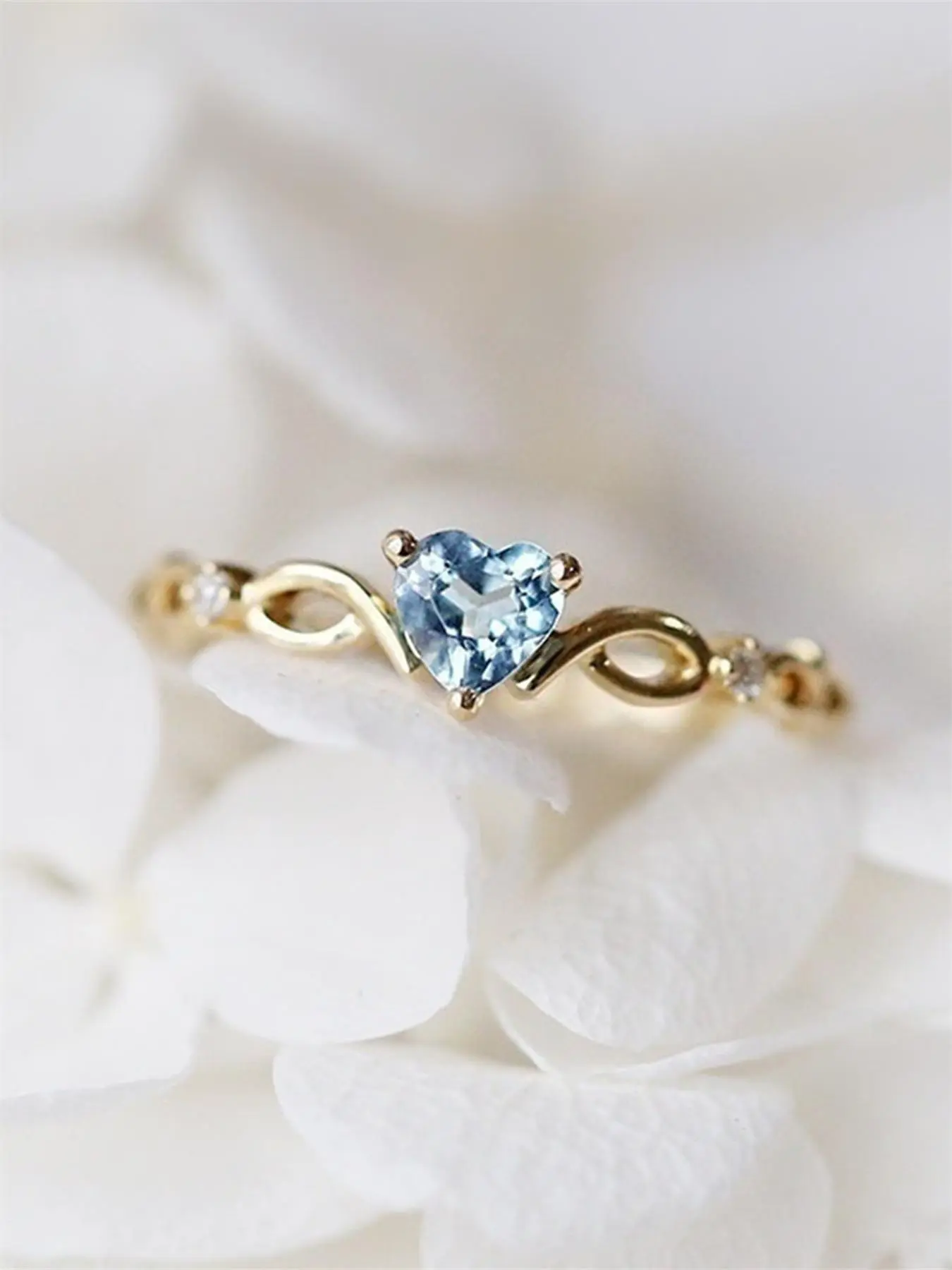 1 PC Elegant Cubic Zirconia Ring for Women Wedding Engagement Party Gift Artificial Zircon Rings Cz Ring Artificial Gemstone Ring