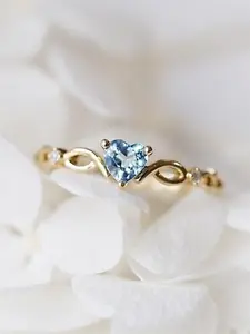 1 PC Elegant Cubic Zirconia Ring for Women Wedding Engagement Party Gift Artificial Zircon Rings Cz Ring