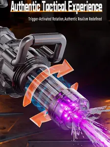 Vulcan Gatling Electric Water Gun – Rapid Fire Summer Water Blaster Toy for Kids & Adults