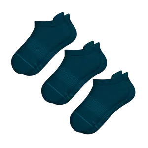 The Big Blue | Shinesty Heel Hammock™ Ankle Socks 3 Pack