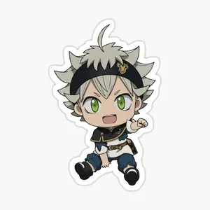 Black Clover Stickers - Classical Anime Character Design for Fans