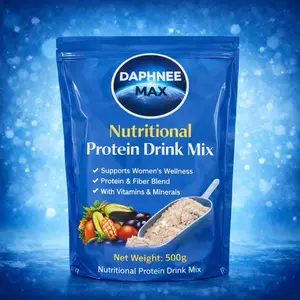 Daphney Max Protein Powder Nutritional Drink Mix 500g Supports Women's Wellness Protein Fiber Blend with Vitamins Minerals