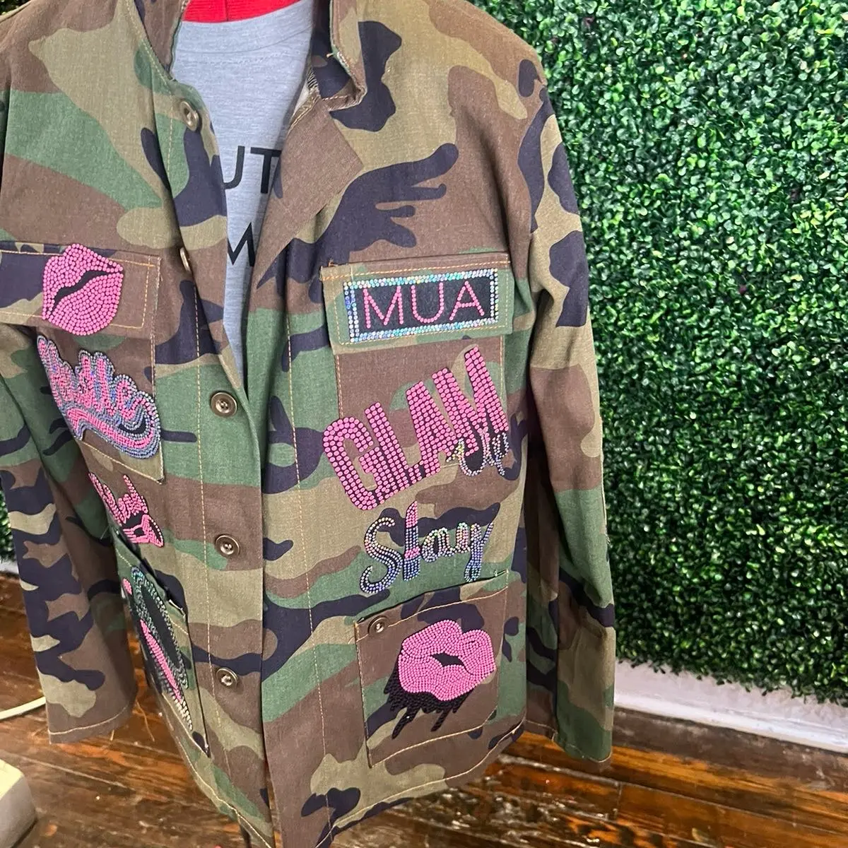 MAKEUP HUSTLER CAMOUFLAGE JACKET