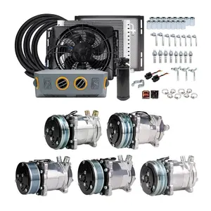 Universal AC Air Conditioning Evaporator Kit for Heavy Duty Truck Bus Van RV Motorhome Automotive AC Air Conditioner