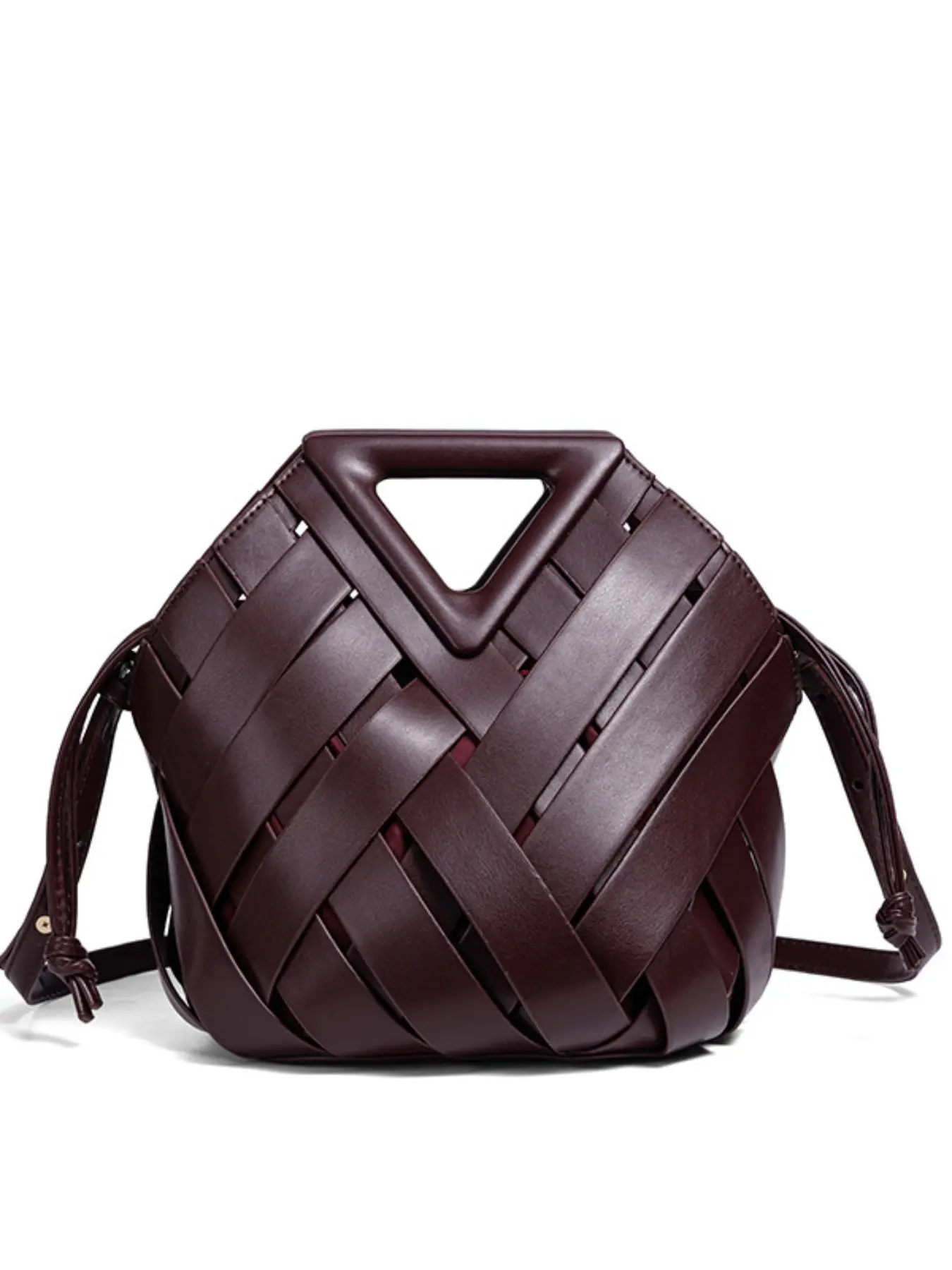 Large Capacity Handbag Triangle Bag New Clutch Bag Diamond Weave Evening Bag, Stylish and Functional Shoulder Bag for All Occasions, Leather Shoulder Bags, Genuine Leather Bag