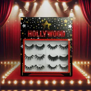 Lash Box (10 Pairs) – Luxury Faux Mink Lashes | 14mm–18mm | Flexible Band | Reusable up to 20x