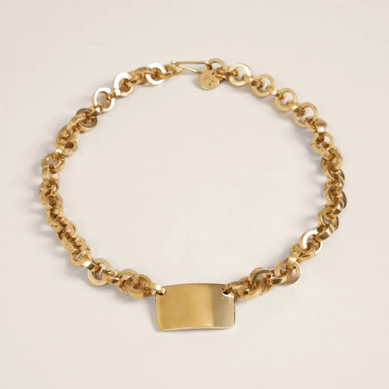 Tag Link Necklace