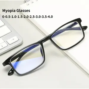 Myopia Glasses Women Men Fashion TR90 Half Frame Prescription Eyeglasses Optical Myopic Eyewear -0.50 To -4.00 oculos