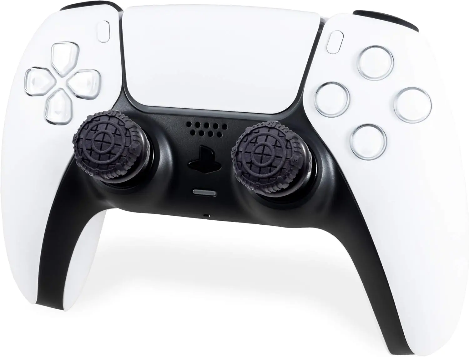 Professional Thumbsticks Battle Royale Thumbsticks Gripsfor PS4/PS5/Xbox Controller, Professional Thumbsticks, 2 High-Rise Convex Black Controller Freaks Grips