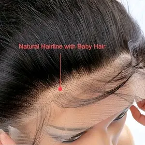 13x4 Lace Frontal Closure Ear to Ear HD Lace Closure 12 Inch Brazilian Straight Human Hair Frontal Pre Plucked with Hair Black Frontal 150% Density Tangle-Free No Shedding High Elasticity Soft Smooth