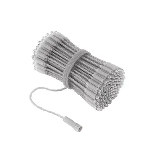 Twinkly TWPLUS-PLC-S-1X250SPP-T 82 FT RGBW PLUS Light String with 250 Lights (Transparent Wire), IP65-Rated