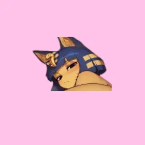 Ankha Cute 1 Car, Phone Sticker – Kiss-Cut Vinyl Decal for Laptop & Hydro Flask, Full Body Sticker