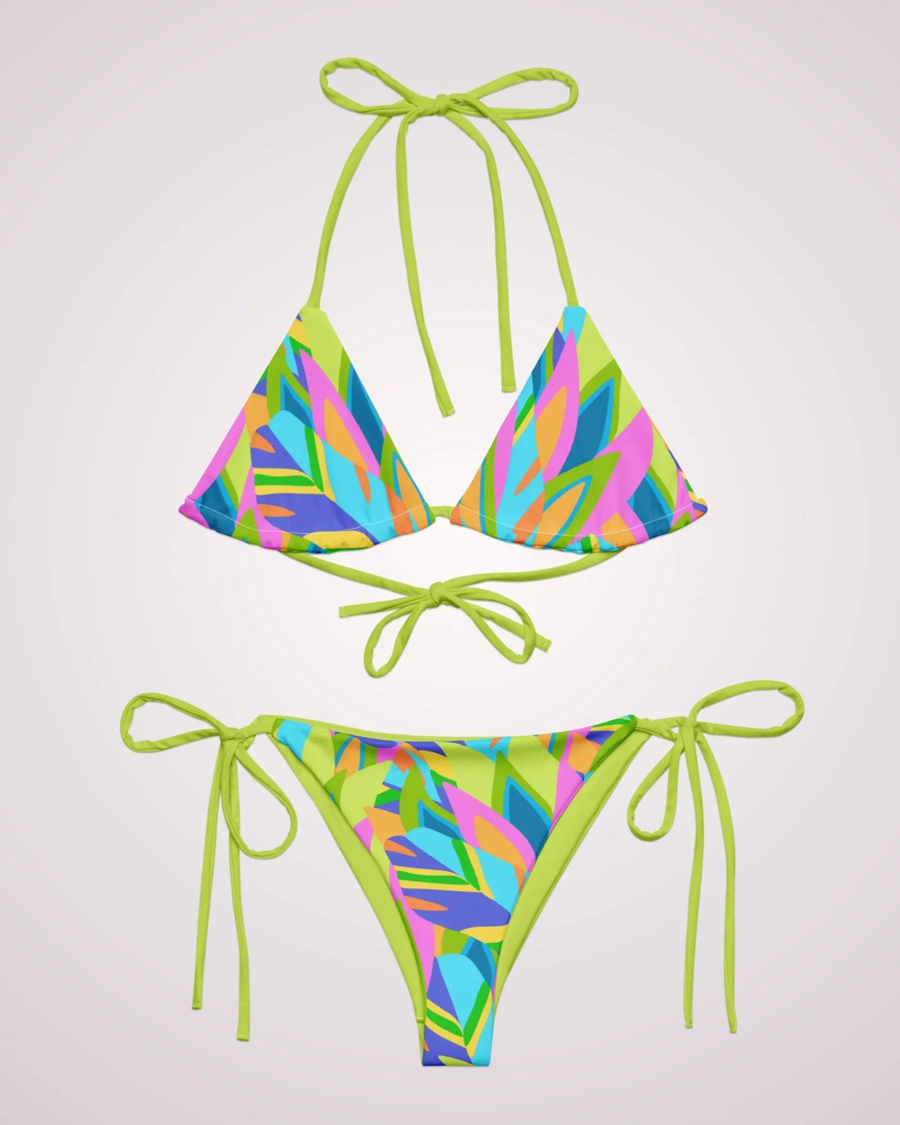 String Bikini - Colorful Abstract IX
