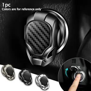 One-click ignition key decorative switch cover, suitable for car interiors, engine ignition start-stop button stickers, Car Decal, Automotive Decoration