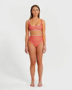 Gingham Bikini (Red)