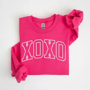 Valentines Day Sweatshirt, XOXO Sweatshirt, Cute Valentine Sweatshirt, Valentines Day Gift, Love Sweatshirt, Valentines Crewneck, Love Shirt