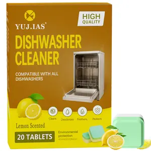 20 Pack Dishwasher Cleaning Effervescent Tablets Deep Clean Remove Odors