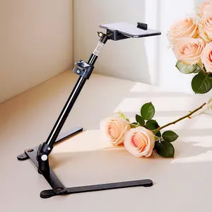 Overhead Tripod Stabilizer for Phone Desktop Mobile Smartphone Vertical Shooting Stand Cellphone Mount Holder For Photoshoot Video Record