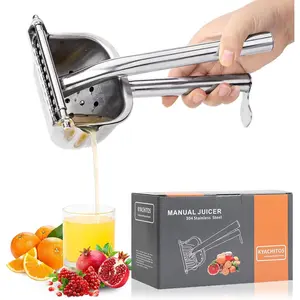 Heavy Duty 304 Stainless Steel Large Manual Lemon Squeezer Citrus Juicer For Orange Lemon and Other Fruits