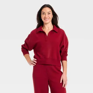 Women's Pullover Sweatshirt - Universal Thread Maroon XL