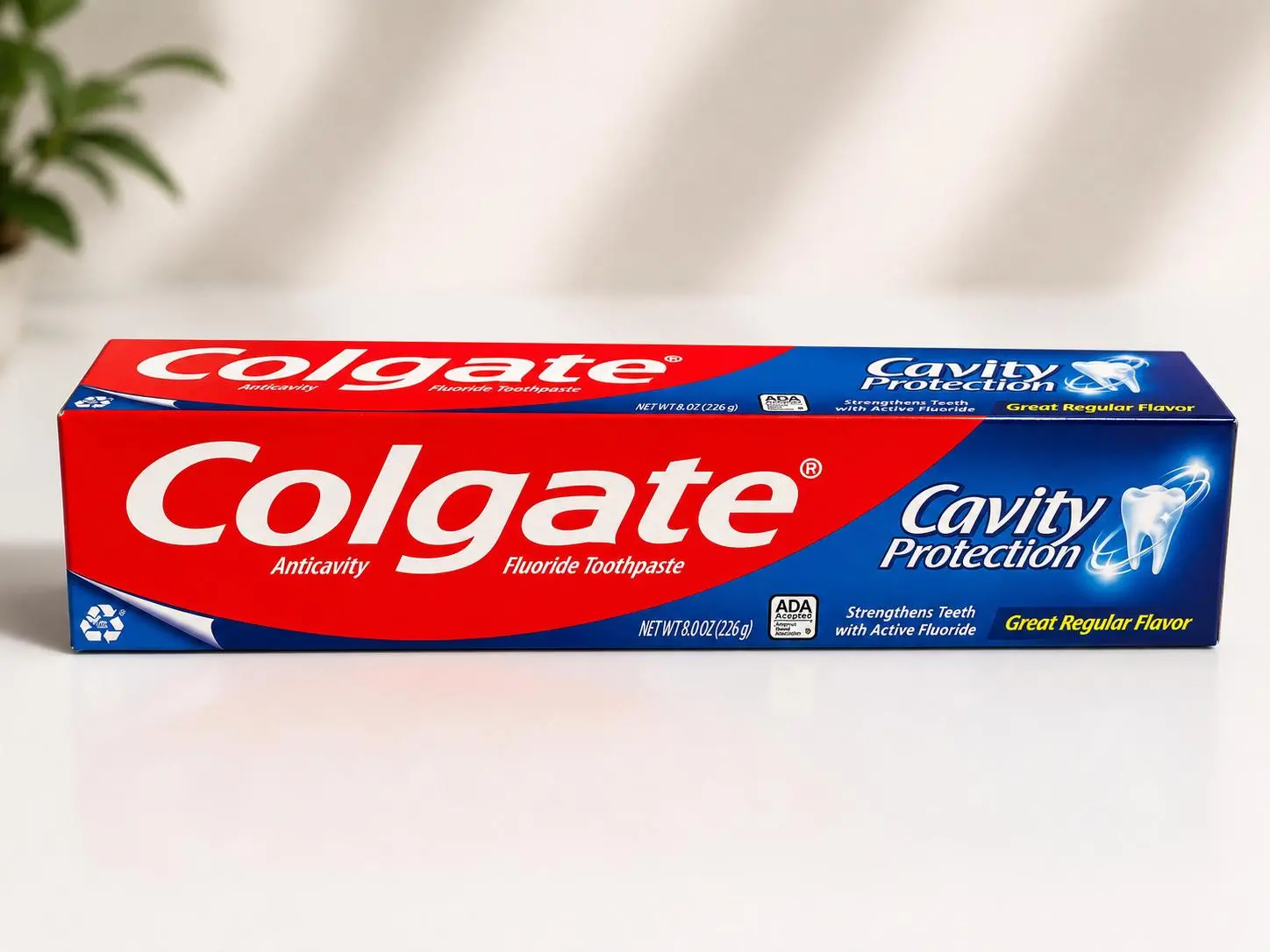 1 Pcs Colgate Cavity Protection with Active Fluoride - Great Regular Flavor - 6.02 oz/125g