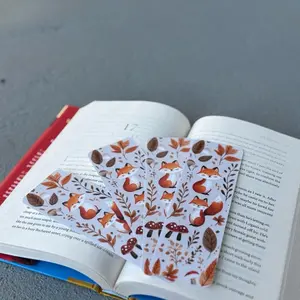 Fall fox Laminated Bookmark
