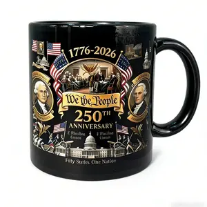 250th Anniversary Commemorative Mug, Commemorative Coffee Mug, Creative Mug Gift Suitable for Both Men and Women, Patriotic Commemorative Mug, Ideal Choice for Those Who Cherish Tradition and National Spirit, Historical Celebration Drinking Set