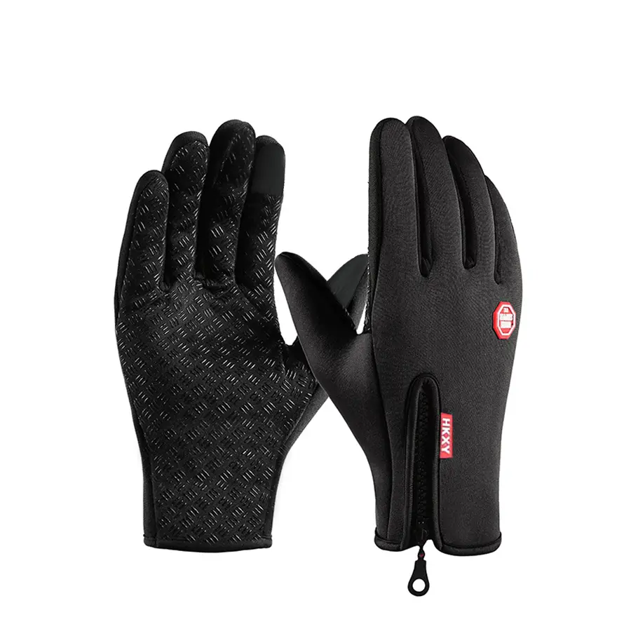 Winter Gloves for Men Women Waterproof Thermal Windproof,Touchscreen for Running,Cycling,Skiing,Snowboarding,Driving in Cold Weather with Zipper Closure