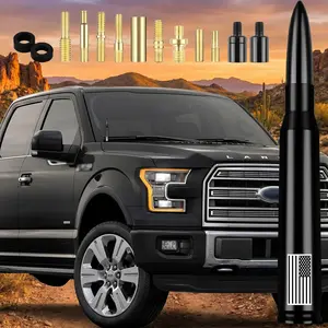 Bullet Style Car Antenna – Patriotic American Flag Design for Trucks & Jeeps