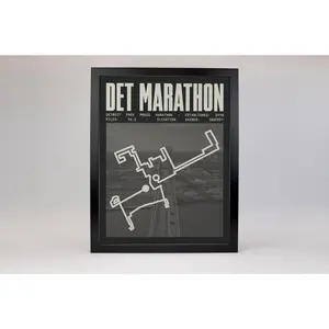 Detroit Free Press Marathon Poster V2